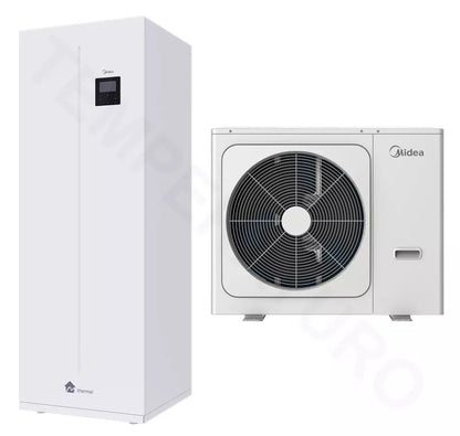 Sonderangebot Midea Thermal Arctic Split Wärmepumpe MHA-V12W/D2RN8-B 12KW Set + Hydromodul mit Speicher 240 Liter HBT-A160/240CDS90GN8-B A+++A++