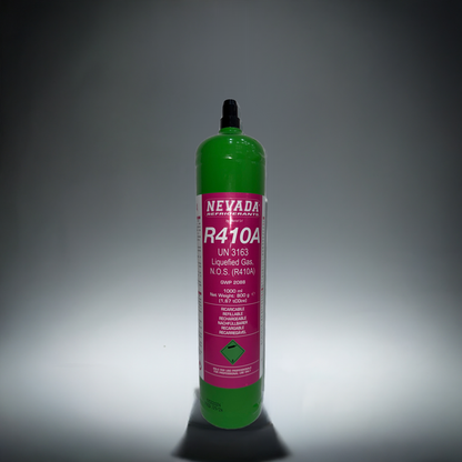 Refrigerant R32 780g with filling hose &amp; pressure gauge, for air conditioning &amp; heat pump