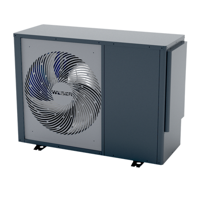 Monoblock Wärmepumpe WEBER HT 12kW für Brauchwasser und Heizung R32 WiFi A+++