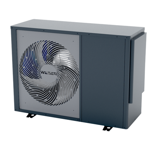 Monoblock Wärmepumpe WEBER HT 12kW für Brauchwasser und Heizung R32 WiFi A+++